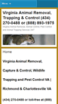 Mobile Screenshot of charlottesvilleanimalcontrol.com