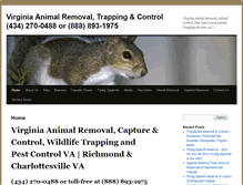 Tablet Screenshot of charlottesvilleanimalcontrol.com